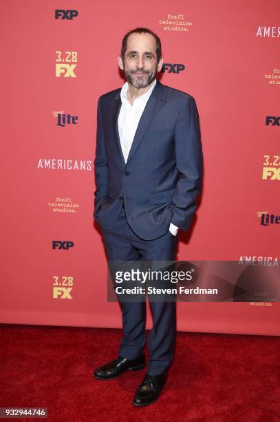 Peter Jacobson attends 'The Americans' Season 6 Premiere at Alice Tully Hall, Lincoln Center on March 16, 2018 in New York City.