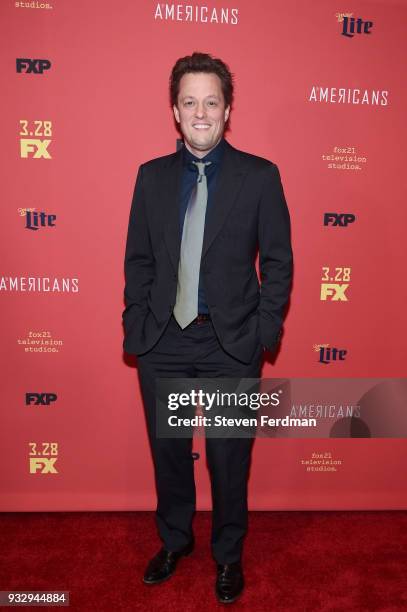 Nathan Barr attends the 'The Americans' Season 6 Premiere at Alice Tully Hall, Lincoln Center on March 16, 2018 in New York City.