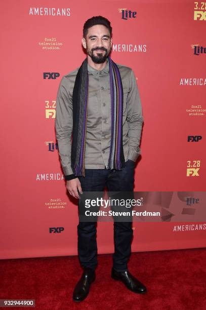 Clayton Cardenas attends the 'The Americans' Season 6 Premiere at Alice Tully Hall, Lincoln Center on March 16, 2018 in New York City.