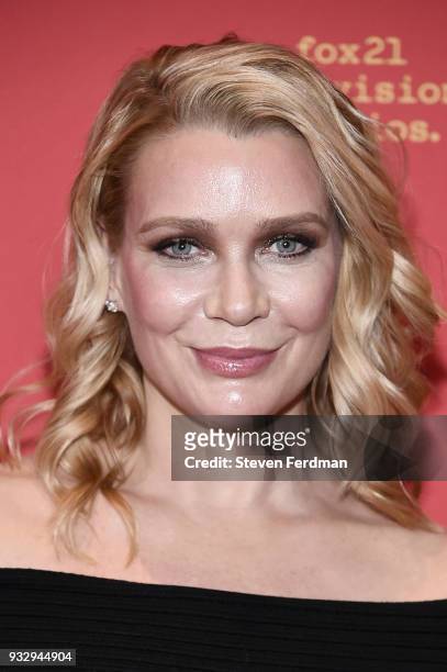 Laurie Holden attends the 'The Americans' Season 6 Premiere at Alice Tully Hall, Lincoln Center on March 16, 2018 in New York City.