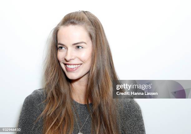 Robyn Lawley poses at the Cosmo Curve casting on March 17, 2018 in Sydney, Australia.