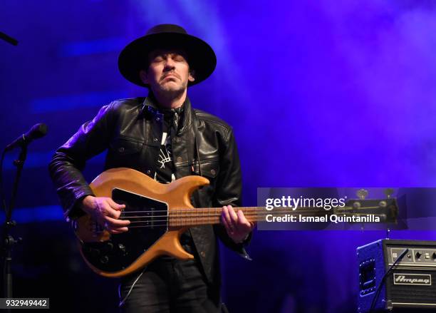 Joseph Pope III of Nathaniel Rateliff & The Night Sweats performs at The SXSW Outdoor Stage presented by MGM Resorts during SXSW on March 16, 2018 in...