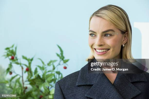 Actress Margot Robbie attends the Peter Rabbit Australian Premiere on March 17, 2018 in Sydney, Australia.