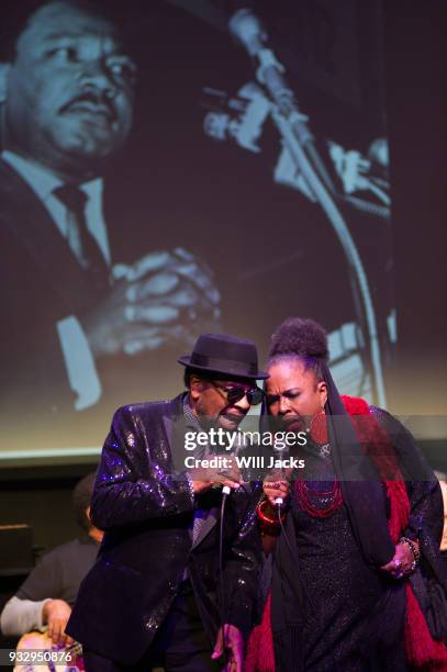 William Bell and Betty Wright celebrate Dr. Martin Luther King at GRAMMY Museum Mississippi on March 16, 2018 in Cleveland, Mississippi.