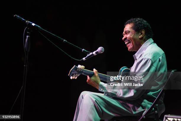 Bobby Rush entertains at GRAMMY Museum Mississippi on March 16, 2018 in Cleveland, Mississippi.