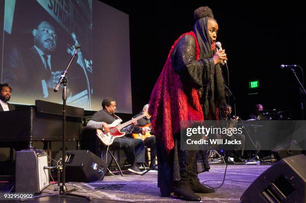 Betty Wright performs at GRAMMY Museum Mississippi on March 16, 2018 in Cleveland, Mississippi.