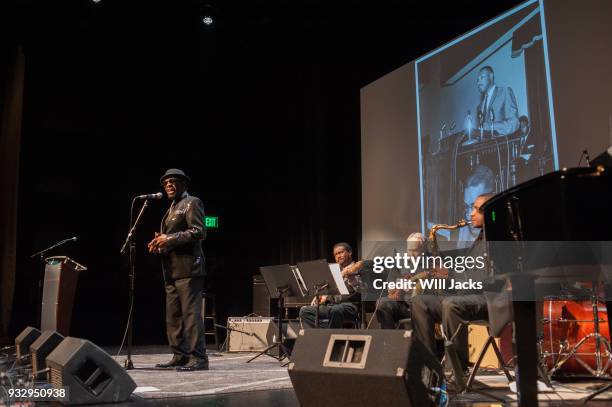 William Bell pays tribute to Dr. Martin Luther King at GRAMMY Museum Mississippi on March 16, 2018 in Cleveland, Mississippi.