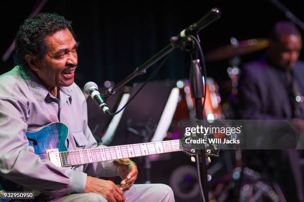 Bobby Rush shares stories from his long career at GRAMMY Museum Mississippi on March 16, 2018 in Cleveland, Mississippi.