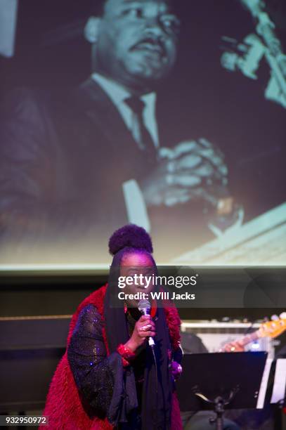 Betty Wright celebrates the Staples Singers at GRAMMY Museum Mississippi on March 16, 2018 in Cleveland, Mississippi.