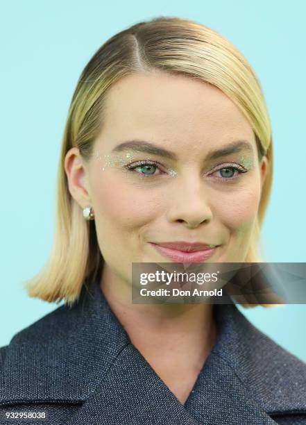 Margot Robbie attends the Peter Rabbit Australian Premiere on March 17, 2018 in Sydney, Australia.