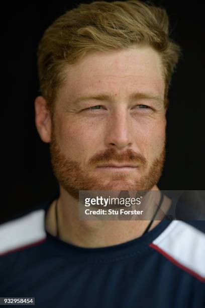 New Zealand batsman Martin Guptill pictured before day two of the Test warm up match between England and New Zealand Cricket XI at Seddon Park on...