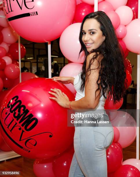 Model takes part in Cosmo Curve on March 17, 2018 in Sydney, Australia.