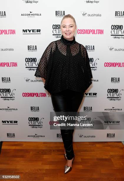 Chelsea Bonner attends the Cosmo Curve casting on March 17, 2018 in Sydney, Australia.