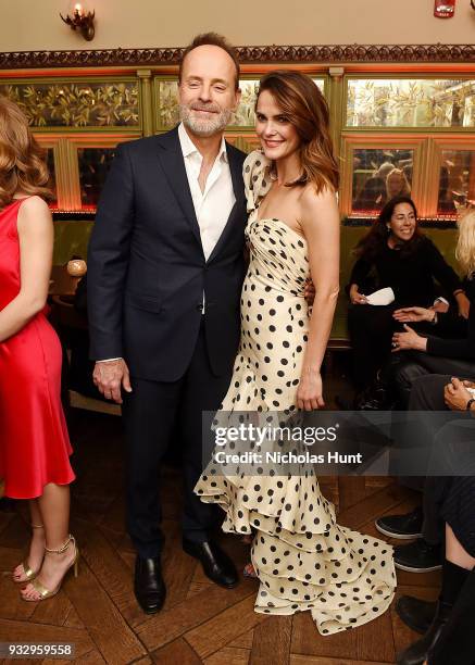 Of FX Network and FX Productions John Landgraf and Keri Russell attend 'The Americans' Season 6 Premiere - After Party at Tavern On The Green on...