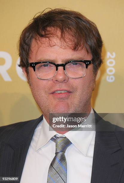 Actor Rainn Wilson attends the 2009 CNN Heroes Awards held at The Kodak Theatre on November 21, 2009 in Hollywood, California.