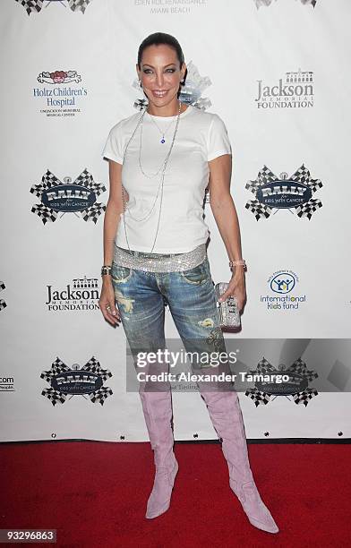 Lisa Pliner arrives at the Rally For Kids With Cancer Winner's Circle Gala Dinner at the Eden Roc Hotel on November 21, 2009 in Miami Beach, Florida.