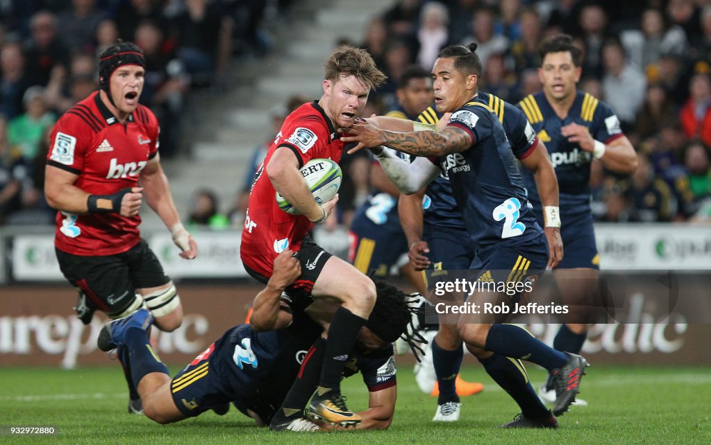 Super Rugby Rd 5 - Highlanders v Crusaders