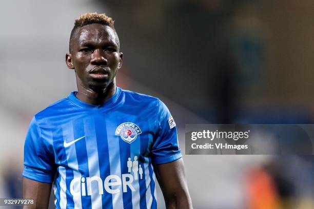 Kenneth Josiah Omeruo of Kasimpasa AS during the Turkish Spor Toto Super Lig match between Kasimpasa AS and Antalyaspor AS at the Recep Tayyip...