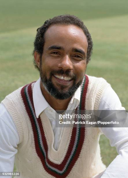West Indies cricketer Jeffery Dujon, circa July 1991.