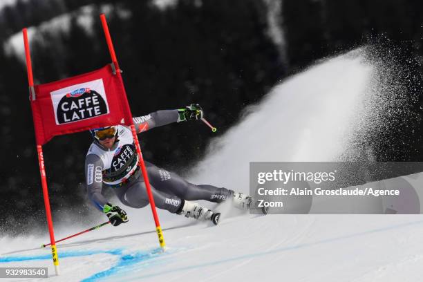 Alexis Pinturault of France in action during the Audi FIS Alpine Ski World Cup Finals Men's Giant Slalom on March 17, 2018 in Are, Sweden.