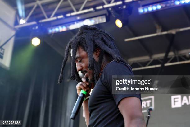 Mozzy performs at The Fader Fort 2018 - Day 3 on March 16, 2018 in Austin, Texas.