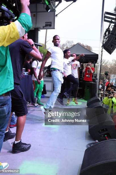 BlocBoy JB performs at The Fader Fort 2018 - Day 3 on March 16, 2018 in Austin, Texas.