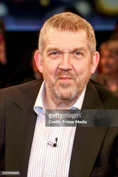 German actor Dietmar Baer during the photo call to the 'Tietjen und Bommes' TV show on March 16, 2018 in Hanover, Germany.