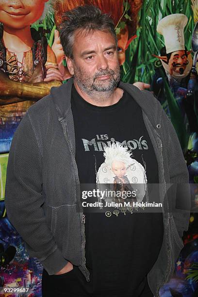 Luc Besson attends the "Arthur and the Revenge of Maltazard" Paris premiere at Cinema Gaumont Marignan on November 22, 2009 in Paris, France.