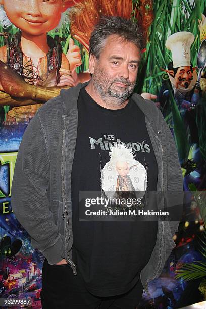 Luc Besson attends the "Arthur and the Revenge of Maltazard" Paris premiere at Cinema Gaumont Marignan on November 22, 2009 in Paris, France.