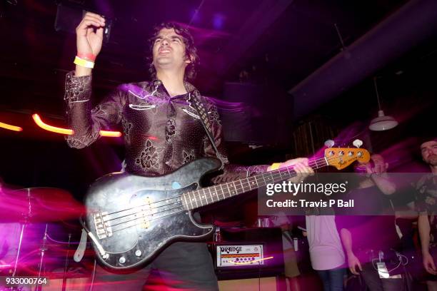 Max Peebles of Public Access TV performs onstage at Fluffer Pit Party during SXSW at Barracuda on March 16, 2018 in Austin, Texas.