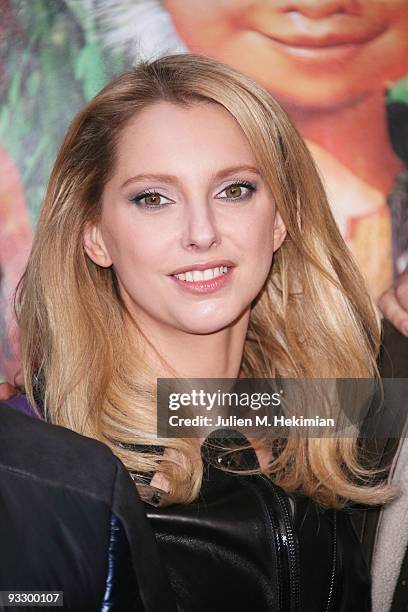 Frederique Belle attends the "Arthur and the Revenge of Maltazard" Paris premiere at Cinema Gaumont Marignan on November 22, 2009 in Paris, France.