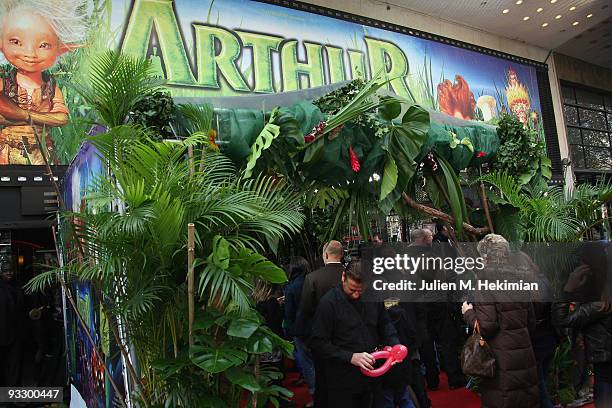 General view of the "Arthur and the Revenge of Maltazard" Paris premiere at Cinema Gaumont Marignan on November 22, 2009 in Paris, France.