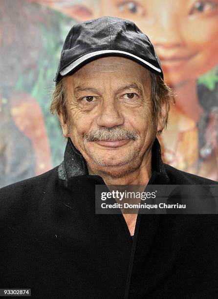 French actor Patrick Chesnais attends the Paris premiere of "Arthur and the Revenge of Maltazard" at Cinema Gaumont Marignan on November 22, 2009 in...