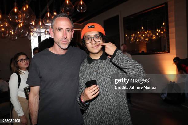 Jon Cohen and Cuco attend The Fader Fort 2018 - Day 3 on March 16, 2018 in Austin, Texas.