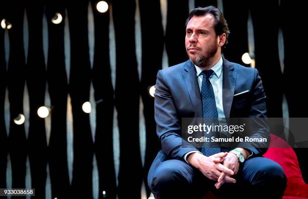 Oscar Puente attends during the Golden medal of Valladolid for her contribution to the arts award on March 17, 2018 in Valladolid, Spain.