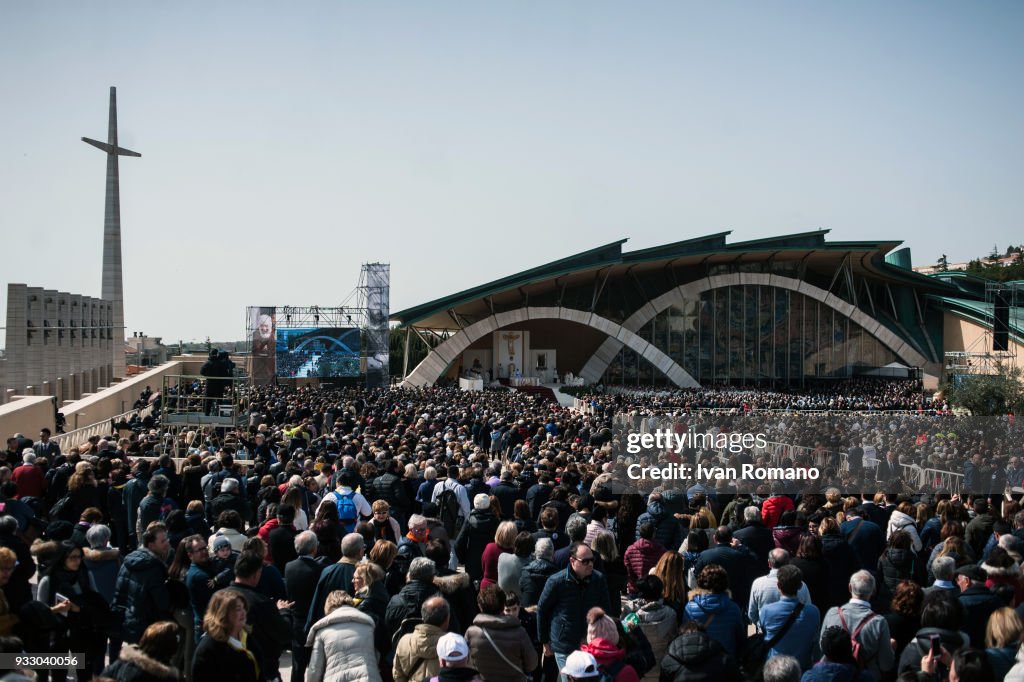 Pope Francis Visits San Giovanni Rotondo