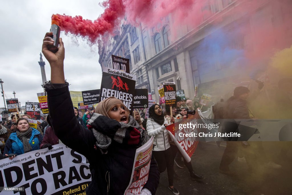 Anti Racism March Takes Place In London
