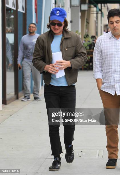 Joe Keery is seen on March 16, 2018 in Los Angeles, CA.