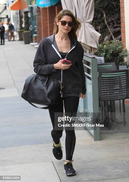 Ashley Greene is seen on March 16, 2018 in Los Angeles, CA.