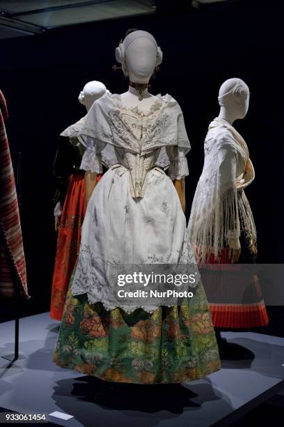 Exhibition of the ICONS OF STYLE. A look at traditional clothing' exhibition, curated by former director of the Palais Galliera, Oliver Saillard, at...