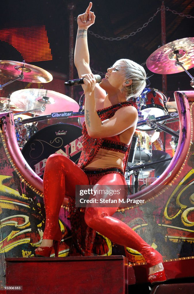 Pink Performs In Munich