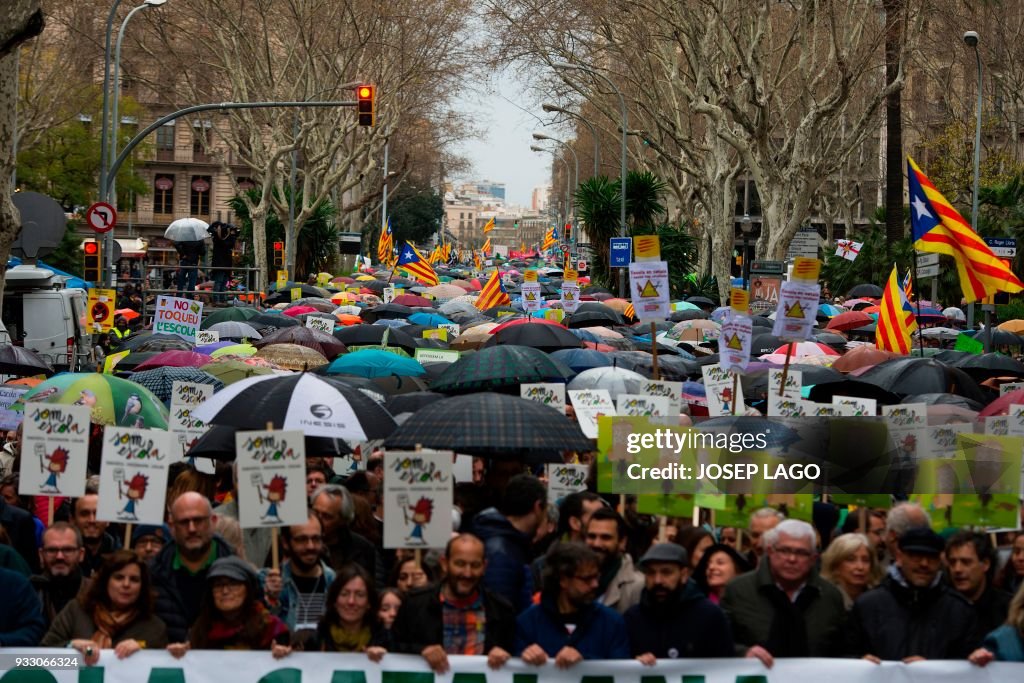 SPAIN-EDUCATION-CATALONIA-DEMO