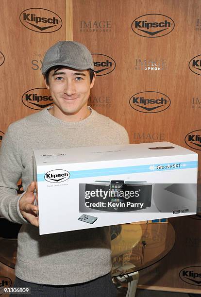 Actor Alex Frost attends the American Music Awards Luxury Lounge - Day 3 at Nokia Theatre L.A. Live on November 22, 2009 in Los Angeles, California.