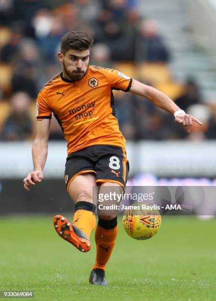 Ruben Neves of Wolverhampton Wanderers during the Sky Bet Championship match between Wolverhampton Wanderers and Burton Albion at Molineux on March...