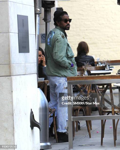 Andre 3000 is seen on March 16, 2018 in Los Angeles, CA.