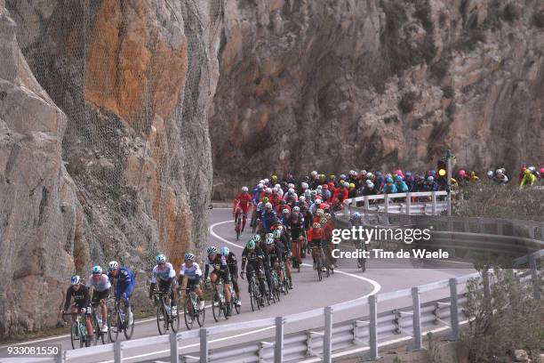 Luke Rowe of Great Britain and Team SKY / Michal Kwiatkowski of Poland and Team SKY / Tim Declercq of Belgium and Team Quick-Step Floors / Juraj...