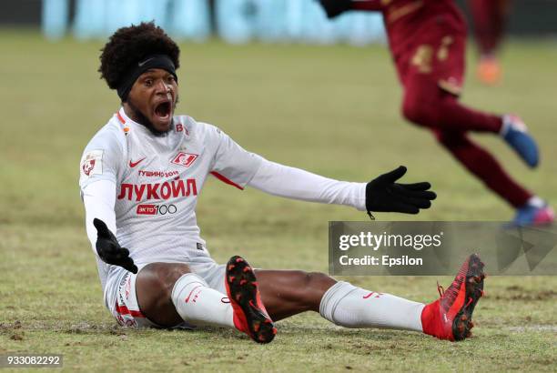 Luiz Adriano of FC Spartak Moscow during the Russian Premier League match between FC Rubin Kazan and FC Spartak Moscow at Kazan Arena stadium on...