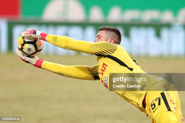 Aleksandr Selikhov FC Spartak Moscow during the Russian Premier League match between FC Rubin Kazan and FC Spartak Moscow at Kazan Arena stadium on...