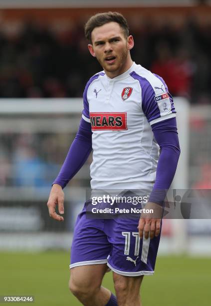 Jon Taylor of Rotherham United in action during the Sky Bet League One match between Northampton Town and Rotherham United at Sixfields on March 17,...