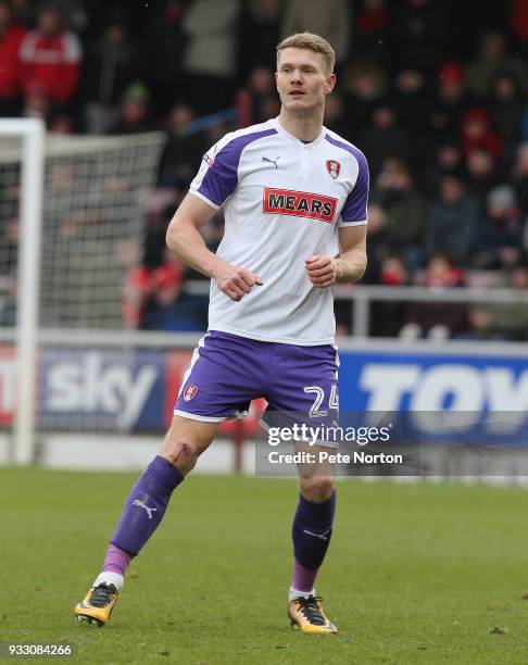 Michael Smith of Rotherham United in action during the Sky Bet League One match between Northampton Town and Rotherham United at Sixfields on March...